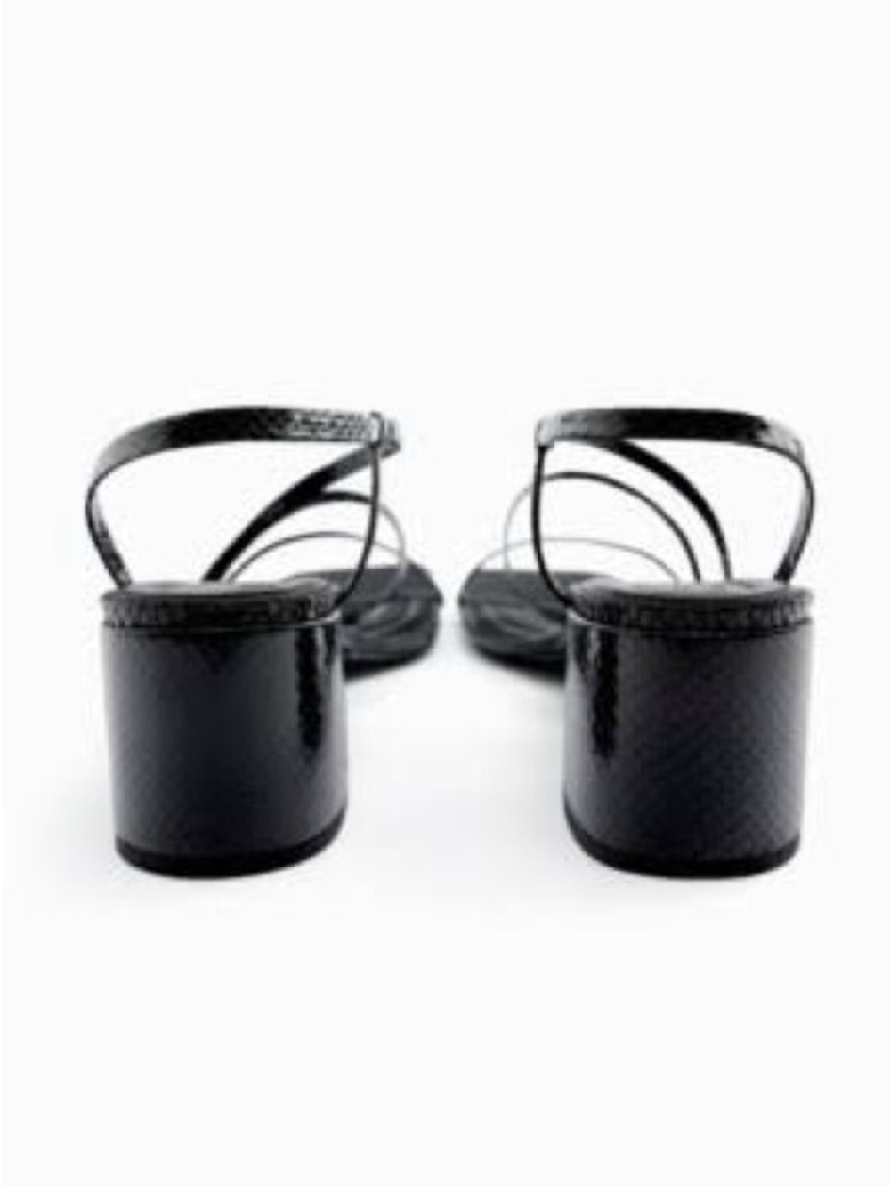 NWT Zara Strappy Sandal with Block Heel - Picture 3 of 10